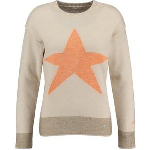 KEY LARGO Vrouwen trui WKN Berlin Round, beige (1004), S
