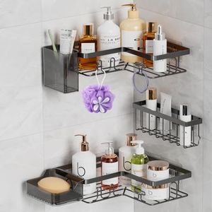 Tandenborstelhouders voor badkamer, 4 sleuven, tandenborstel, organizer