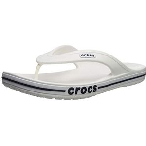 Crocs Bayaband - Teenslippers - Wit/Navy - Croslite-schuim