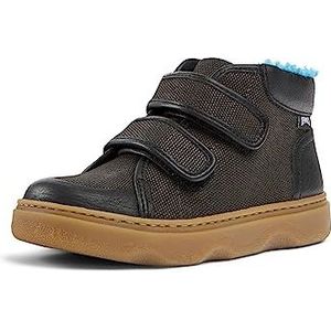 Camper - Kido - Enkellaarsjes - Grijs - Gerecycled Katoen/Kalfsleer