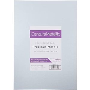 Centura Metallic 36 Sheet Card Pack, Edelmetalen