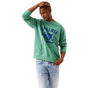 Garcia Heren Sweater Sweatshirt, Seafoam, S, zeeschuim, S