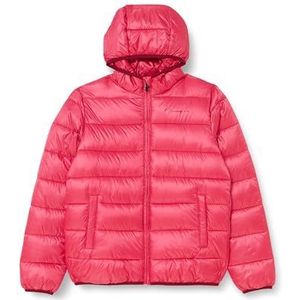 Champion Legacy Outdoor K-Light WR Hooded Gevulde jas voor kinderen en jongeren, Neon Roze, 13-14 anni