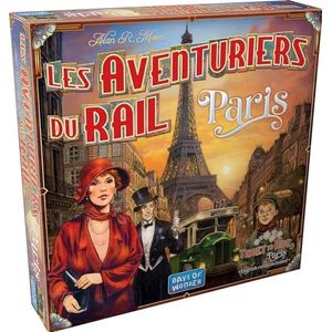 Days of Wonder - Asmodee - De avonturiers van de rail: Parijs - bordspellen - bordspellen - spel voor volwassenen en kinderen vanaf 8 jaar - 2 tot 4 spelers - Franse versie