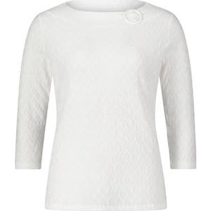 Betty Barclay T-shirt voor dames, gebroken wit, 44