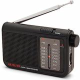 Aiwa - RS-55BK Draagbare Radio - Zwart - Hoge Geluidskwaliteit