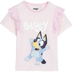 Bluey T-shirt met korte mouwen voor kinderen, lichtroze - merk EAN: 8445484498288 - Maat: 3 jaar, Roze, 3 Jaren