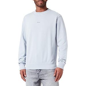 BOSS Heren Wefade Sweatshirt, Light/Pastel Grey50, L, Light/pastel Grey50, L