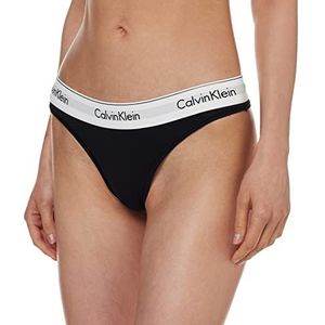 Calvin Klein dames string Modern Cotton, draad van zachte katoenmix, met stretch-aandeel, elastische band, maten: XS - XL