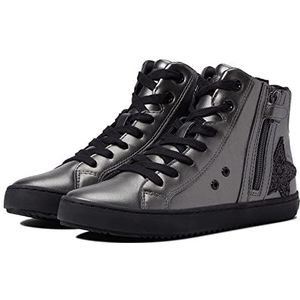 Geox J Kalispera Girl A Sneakers voor meisjes, donkergrijs (dark grey), 25 EU