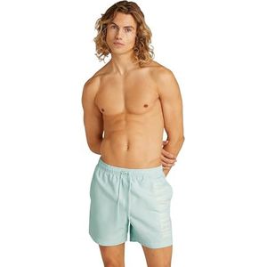 CK JEANS Heren MEDIUM DRAWSTRING Boardshorts, Blauw (Moonlight Jade), 6XL, Blauw (Maanlicht Jade), 6XL grote maten