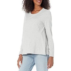 Amazon Essentials Dames borstvoeding T-shirt, lichtgrijs Heather, M