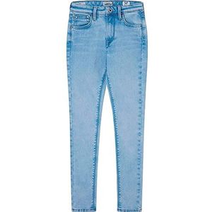 Pepe Jeans Pixlette High Jeans voor meisjes, blauw (Denim-Pe2), 10 anni