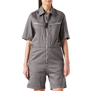 G-STAR RAW Womens Multi Zip Playsuit Jumpsuit, grijs (Granite C962-1468), M