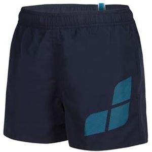 Arena Jongens Logo R Beach Shorts Navy-Turquoise, Marine-turkoois, 14-15 Jaren