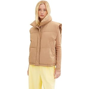 TOM TAILOR Denim Dames Vest 1034127, 31262 - Apple Cinnamon Brown, S