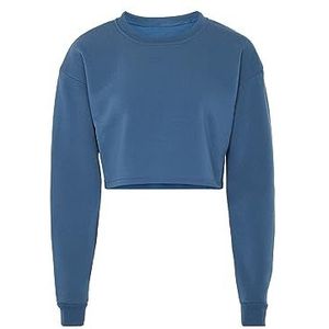 NALLY Dames Sweatshirt 74832078-NA02, DENIMBLAU, M, denimblauw, M
