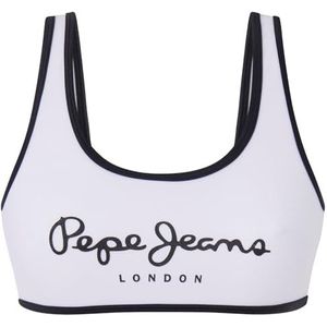 Pepe Jeans Dames Pepe Sc Top Bikini, Wit (Wit), L, Wit (wit), L