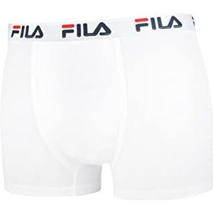 Fila Junior Boy boxershorts, wit, regular uniseks kinderen en jongens, Wit