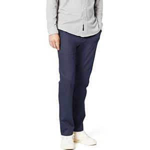 Dockers Signature Kaki Slim Fit Pants Refined Chinos, Donkerblauw, 30W / 34L