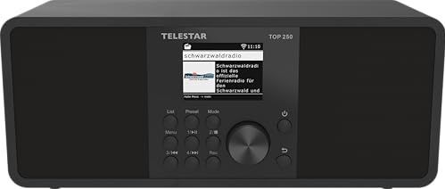 Telestar - TOP 250 - Internetradio - Zwart - DAB+ - Bluetooth 5.3
