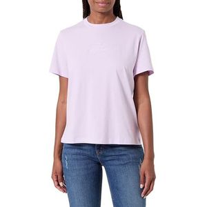Calvin Klein Jeans Grafische T-shirts voor dames, Paars (Lavender Blush), XXS