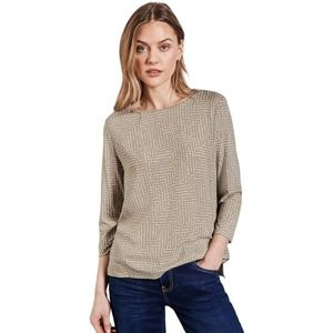 Street One - Evi - Gedessineerd Overhemd - Beige