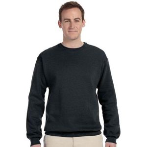 Jerzees Heren NuBlend fleece hoodies & sweatshirts, katoenmix, maten S-3X, Sweatshirt - Zwart, 3XL