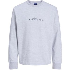 Jack & Jones Jorvarenna Sweat Straight Crew, wit melange., XL