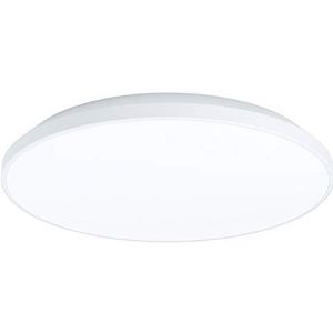 EGLO LED plafondlamp Crespillo, 1-vlammige opbouwlamp modern van staal en kunststof, plafondlamp in wit, LED opbouwlamp neutraal wit, Ø 31,5 cm