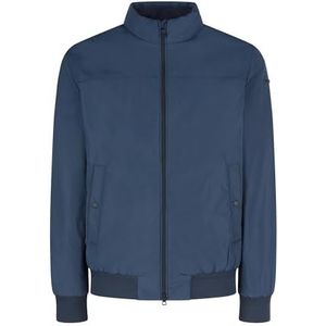 Geox Heren M LITIO JACKETS BLACK/BLUE NIGHTS_52, zwart/blauwe nachten, 52