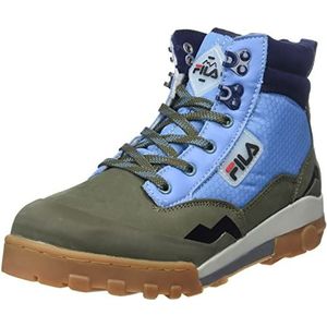 FILA Grunge II O Mid Wmn modelaarzen voor dames, Loden Green Adriatic Blue, 37 EU