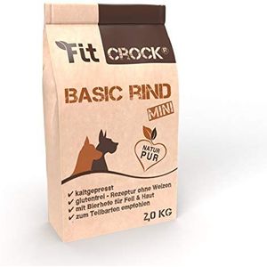 cdVet Fit-Crock hondenvoer droog Basic rundvlees mini 10 kg, graanvrij