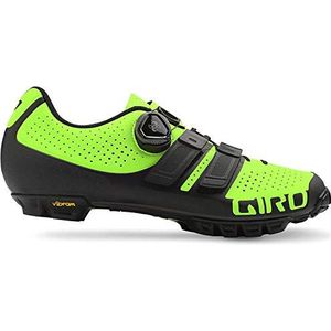 Giro Unisex - volwassenen Code Techlace MTB Trail|Cyclocross schoenen, lime/zwart, 44,5