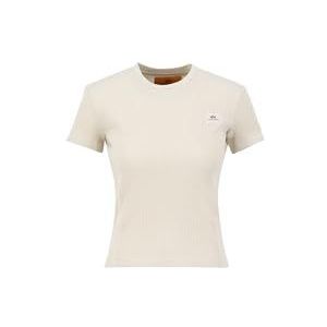 ALPHA INDUSTRIES X-fit Rib T Wmn T-shirt voor dames, 300-vintage wit, XL