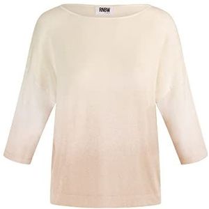RNBW Damestrui met ronde hals, crèmeroze, normaal, crème roze, M