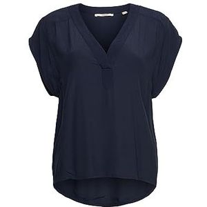 ESPRIT Damesblouse, 400/marineblauw, XS