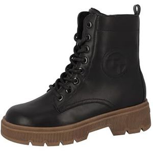 TOM TAILOR Dames 6390110006 Modieuze laarzen, Black Dksand, 37 EU