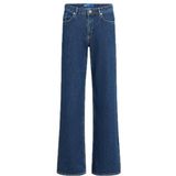 Karl Lagerfeld - Jeans - Blauw - Mid Rise Relaxed Denim - Relaxed Leg