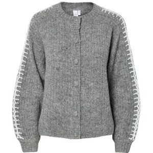 Yas - Olly - Cardigan - Gebreid Vest - Ronde Hals - Lange Mouwen