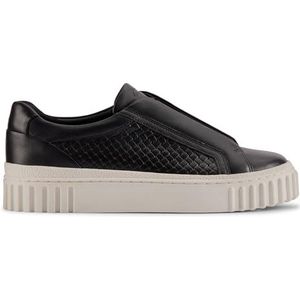 Clarks - Mayhill Bay - Sneakers - Zwart - Leer