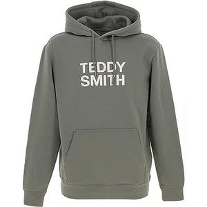 Teddy Smith Siclass Hoody Sweatshirt met capuchon voor heren, Militair kaki, XXL
