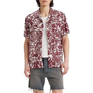 Levi's Heren S/S Classic Camper Shirt, Blokprint Tropical, XL