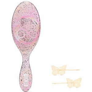 Wet Brush Originele Detangler haarborstel Glinda (Wicked) Kit - Ultra-zachte IntelliFlex borstelharen - Ontwarrende borstel glijdt door klitten voor alle haartypes (nat droog en beschadigd) - 1