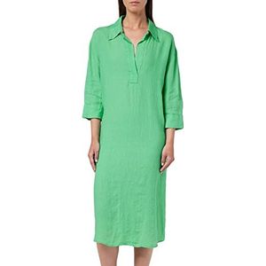 Seidensticker Blusenkleid Dreiviertelarm jurk met normale pasvorm, Groen, 68