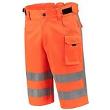 Tricorp 503006 Safety RWS - EN ISO 20471 korte werkbroek, 80% polyester/20% katoen, 280 g/m², fluororanje, maat 54