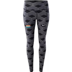 Nike CV0388-068 W NK Kenya Epic LUX TGHT Leggings Dames Iron Grijs/(Reflecterend ZILV) Maat XS, IJzer Grijs/(Reflecterend Zilver), XS