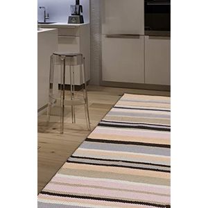 ABC Casablanca Strepen Grijs 50 x 110 cm Katoen