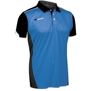 ASIOKA - Sportief poloshirt voor volwassenen - Sportshirt Unisex - Technisch T-shirt met kraag en korte mouwen - Kleur koningsblauw