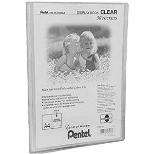 Pentel Display Book Clear, 30 zakken, transparant, 1 A4 map DCF243T